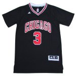 Maillot Manche Courte Bulls Wade 3 Noir