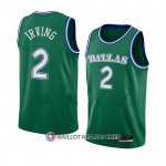 Maillot Dallas Mavericks Kyrie Irving NO 2 Hardwood Classics 2022-23 Vert