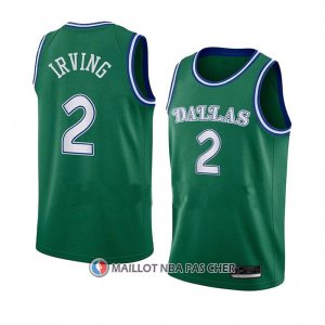 Maillot Dallas Mavericks Kyrie Irving NO 2 Hardwood Classics 2022-23 Vert