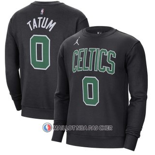 Maillot Manches Longues Boston Celtics Jayson Tatum Statement 2022-23 Noir