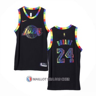 Maillot Los Angeles Lakers Kobe Bryant NO 24 Fashion Royalty 2022-23 Noir