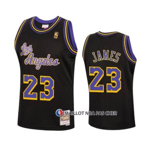 Maillot Los Angeles Lakers Lebron James Reload Hardwood Classics 2020 Noir