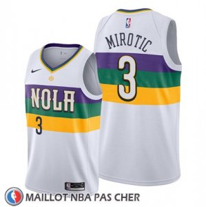 Maillot New Orleans Pelicans Nikola Mirotic Ville Edition Blanc