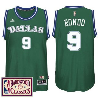 Maillot Retro Mavericks Rondo 9 Vert