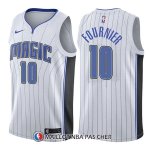 Maillot Orlando Magic Evan Fournier Association 10 2017-18 Blanc