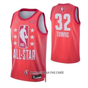 Maillot All Star 2022 Minnesota Timberwolves Karl-Anthony Towns NO 32 Marron