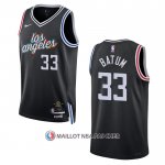 Maillot Los Angeles Clippers Nicolas Batum NO 33 Ville 2022-23 Noir