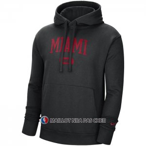 Veste a Capuche Miami Heat Heritage Essential Noir