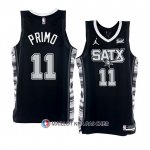 Maillot San Antonio Spurs Joshua Primo NO 11 Statement 2022-23 Noir