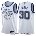 Maillot Authentique Golden State Warriors Curry 2017-18 30 Blanc