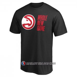 Maillot Manche Courte Atlanta Hawks Whole New Game Noir
