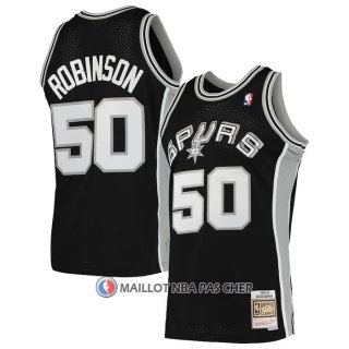 Maillot San Antonio Spurs David Robinson Mitchell & Ness Noir