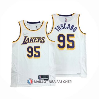 Maillot Los Angeles Lakers Juan Toscano-Anderson NO 95 Association 2021-22 Blanc