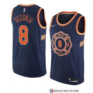 Maillot New York Knicks Mario Hezonja Ville 2018 Bleu