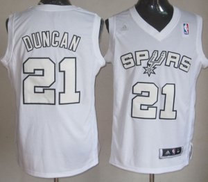 Maillot Duncan San Antonio Spurs #21 Blanc