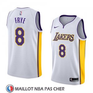 Maillot Los Angeles Lakers Channing Frye No 8 Association 2018 Blanc