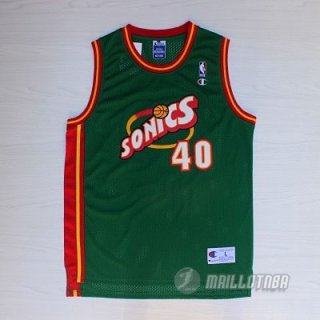 Maillot Seattle Supersonics Kemp #40 Vert