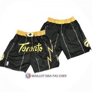 Short Tornto Raptors Ville Just Don 2021-22 Noir