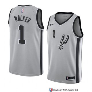 Maillot San Antonio Spurs Lonnie Walker Statement 2018 Gris2