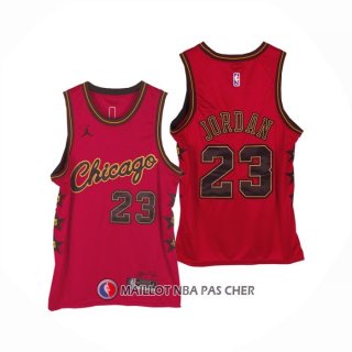 Maillot Chicago Bulls Michael Jordan No 23 Rouge