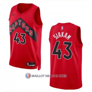 Maillot Tornto Raptors Pascal Siakam NO 43 Icon 2022-23 Rouge