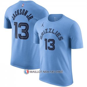 Maillot Manche Courte Memphis Grizzlies Jaren Jackson Jr. Statement Bleu