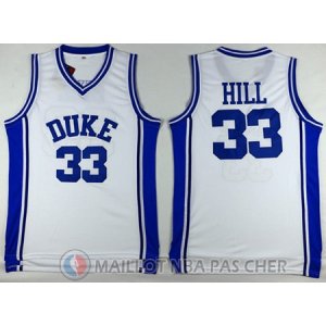 Maillot NBA NCAA Duke Hill Blanc