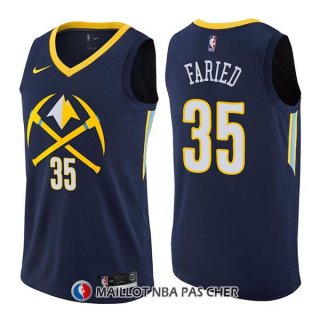 Maillot Denver Nuggets Kenneth Faried Ciudad 35 2017-18 Bleu