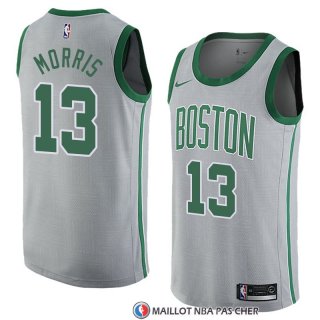Maillot Boston Celtics Marcus Morris Ville 2018 Gris
