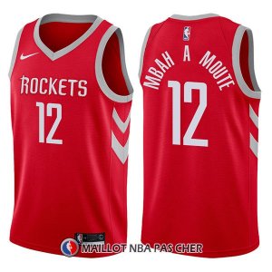 Maillot Houston Rockets Luc Mbah A Moute Icon 12 2017-18 Rouge