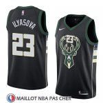 Maillot Milwaukee Bucks Ersan Ilyasova No 23 Statement 2018 Noir