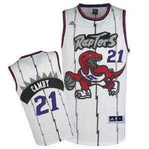 Maillot Retro Raptors Camby 21 Blanc