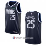 Maillot Dallas Mavericks Reggie Bullock NO 25 Statement 2022-23 Bleu