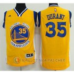 Maillot Golden Warriors Ventilateurs Durant 35# Jaune
