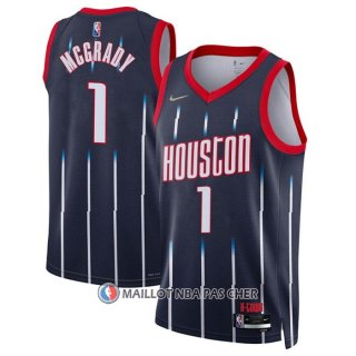 Maillot Houston Rockets Tracy McGrady NO 1 Ville 2021-22 Bleu