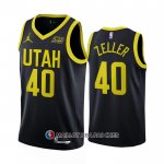 Maillot Utah Jazz Cody Zeller NO 40 Statement 2022-23 Noir