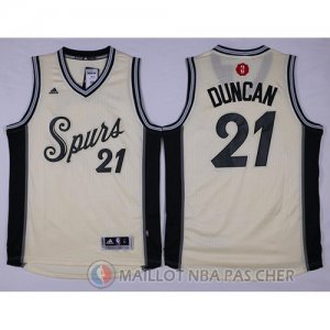 Maillot Duncan San Antonio Spurs Noël #21 Blanc
