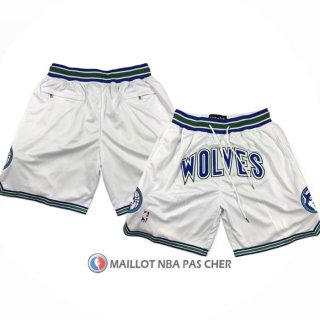 Short Minnesota Timberwolves Classic Just Don Blanc