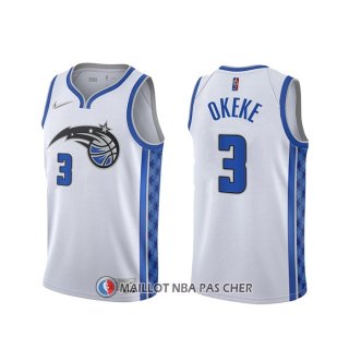 Maillot Orlando Magic Chuma Okeke Earned 2020-21 Blanc
