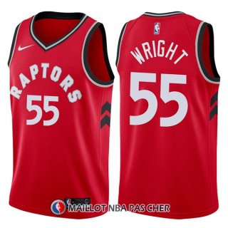 Maillot Tornto Raptors Delon Wright Icon 55 2017-18 Rouge