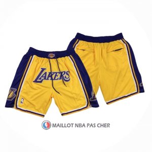 Short Los Angeles Lakers Just Don Jaune2
