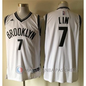 Maillot Blanc Lin Brooklyn Nets Rivoluzione 30