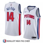 Maillot Detroit Pistons Jameer Nelson No 14 Association 2018 Blanc