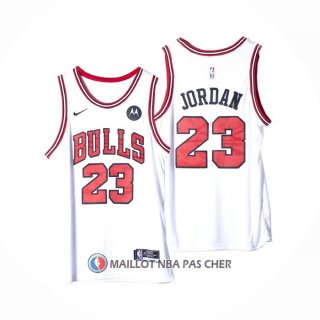 Maillot Chicago Bulls Michael Jordan NO 23 Association 2022-23 Blanc