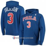 Veste a Capuche Philadelphia 76ers Allen Iverson Bleu