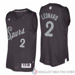 Maillot Leonaro San Antonio Spurs Noel #2 Noir