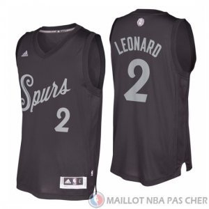 Maillot Leonaro San Antonio Spurs Noel #2 Noir