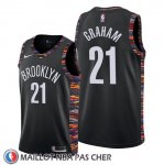 Maillot Brooklyn Nets Treveon Graham Ville Edition Noir