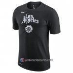 Maillot Manche Courte Los Angeles Clippers Ville Edition Noir