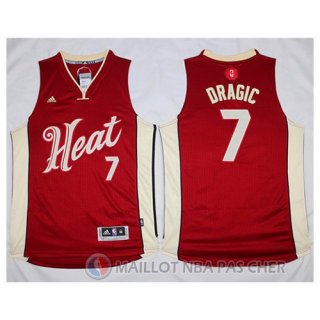 Maillot Miami Heat Dragic Noel #7 Rouge